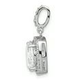 thumbnail image 2 of Sterling Silver Rhodium-plated Polished CZ Pendant QP4128, 2 of 4