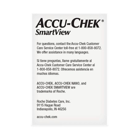 Accu-Chek Smart View Blood Glucose Test Strips, 100 Ct