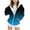 Z3-Blue-kids oversized sweatshirt hoodies, variant on MKOSPLRT Kids Oversized Full Zip Hoodies 4-15 Years Gradient Sweatshirts Long Sleeve Loose Fit Jacket Casual Fall Athletic Hoodies with Pocket