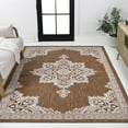 thumbnail image 3 of JONATHAN Y SANTA MONICA 5 x 8 Area Rug, Arden Vintage Medallion - Terra/Cream, SMB300E-5, 3 of 6