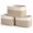 Mixed Honey, variant on Pastel Rainbow Cotton Rope Baskets for Shelves, Set of 3 - 15"×10"×9½" - Colorful Storage Baskets