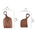 thumbnail image 3 of CIYISON Natural Walnut Wooden Cutting Board Wood Chopping Board Fruit Cheese Bread Tray, 3 of 15