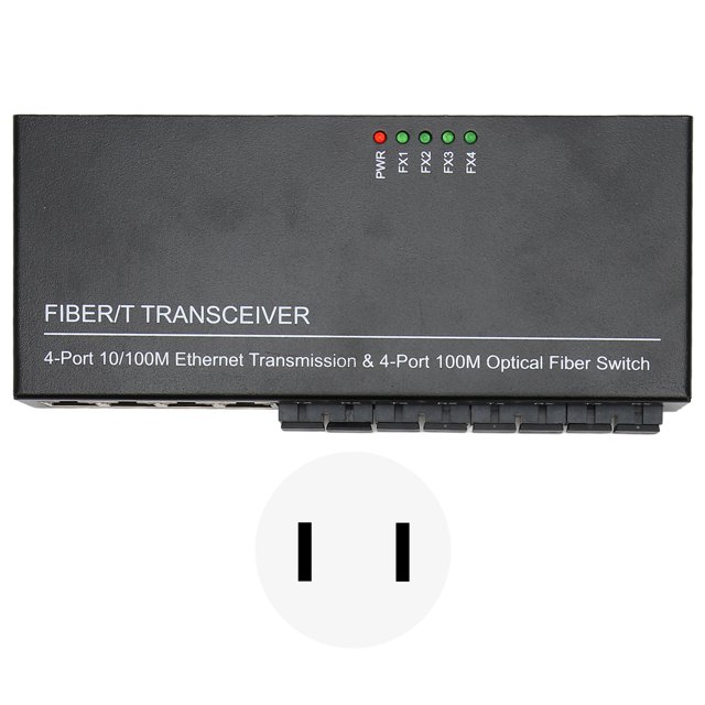 Conmutador Ethernet M, conmutador óptico Ethernet 8 Conmutador de fibra óptica Convertidor de medios de fibra Características de vanguardia