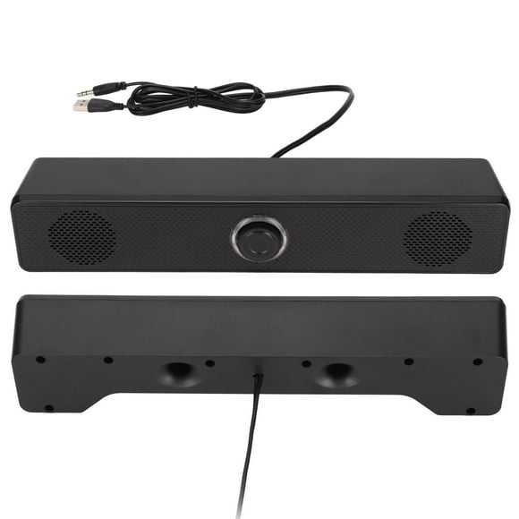 Computer Speaker, 3.5mm Input USB Powered 350T ABS Wired PC Speaker with Volume Control for Monitor for Desktop