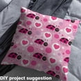 thumbnail image 2 of jejeloiu Cute Ladybug Fabric by the Yard 2 Yards,Cartoon Flower Daisy Room Decor Fabric by the Yard,Pink Heart Print Fabric for Sewing For Girls Boys,Super Cozy Room Decor, 2 of 6
