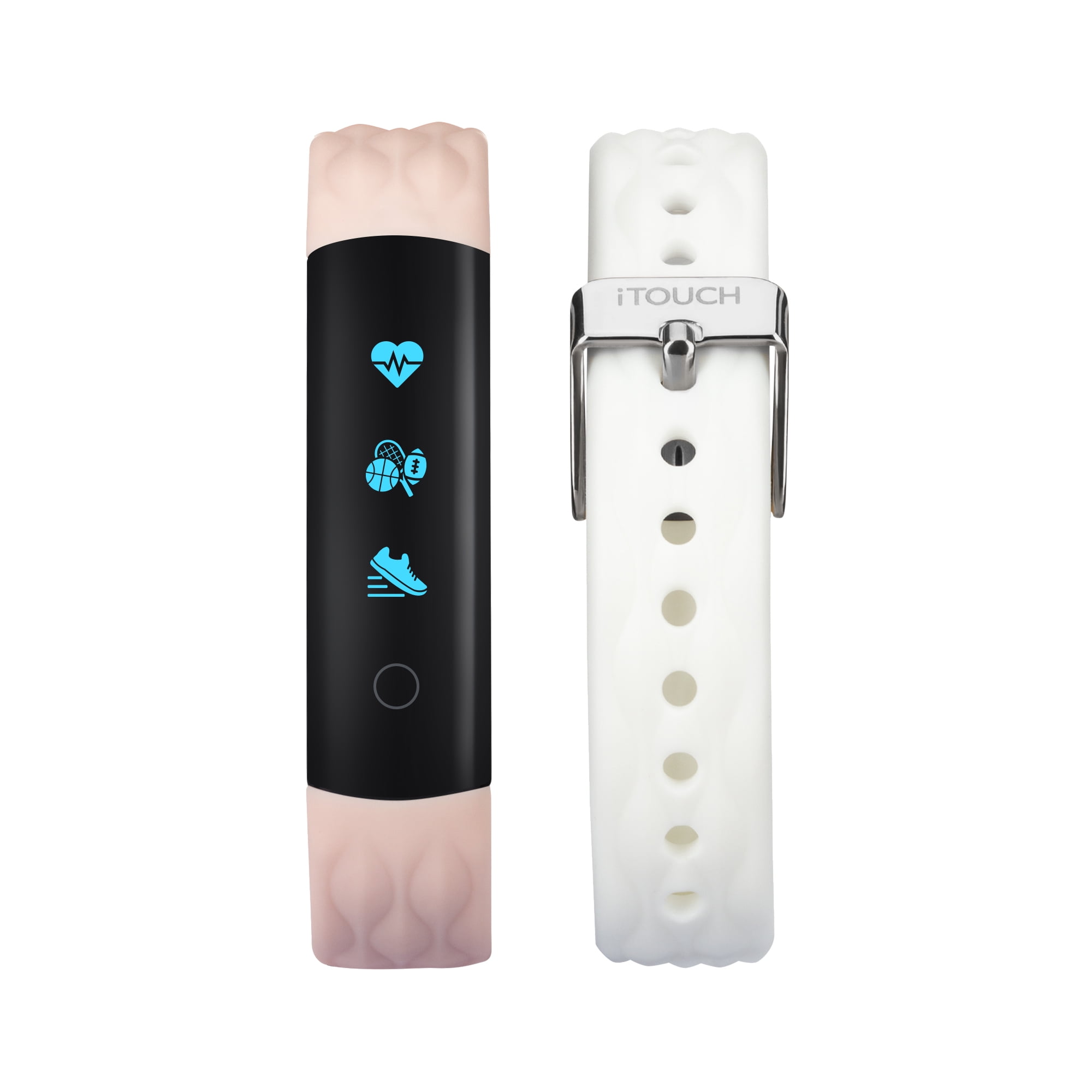 iTouch iTouch Slim Fitness Tracker with Interchangeable Strap Blush/White