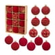 thumbnail image 2 of Seyotauo 12 Pack Velvet Ornaments for Christmas Tree, Velvet Christmas Balls Christmas Tree Ball Ornaments Decorative Hanging Ornaments for Tree for Party, 2 of 6