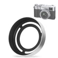 thumbnail image 1 of Alloy Metal Camera Lens Hood Detachable for Fuji X20 X30 with 52mm Filter Mount Compact Lightweight Shield Side Light, 1 of 7