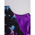 thumbnail image 4 of Manyakai Girls Gymnastics Leotards Ballet Dance Leotards Long Sleeve Tank Unitard One Piece Jumpsuit Purple 8, 4 of 7