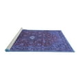thumbnail image 2 of Ahgly Company Machine Washable Indoor Round Persian Blue Traditional Area Rugs, 6' Round, 2 of 4