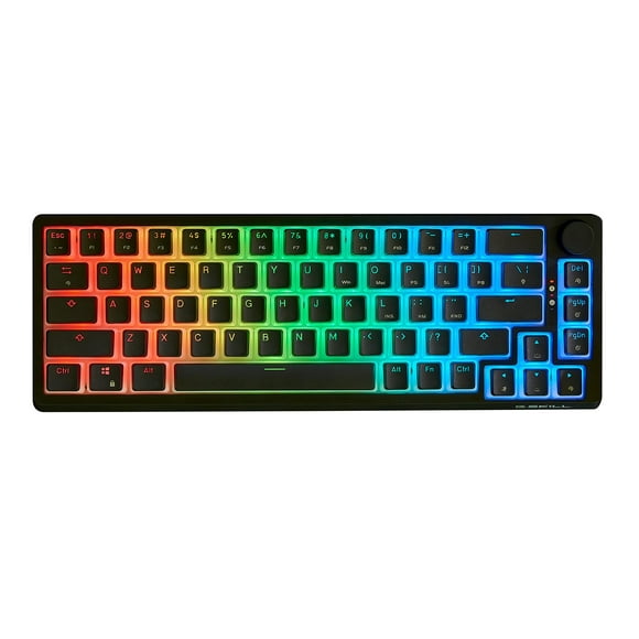 G.SKILL KM250 RGB 65% (67-Key) Mechanical Keyboard, PBT Dual Injection Keycap (Black)