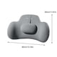 thumbnail image 3 of Cojín lumbar de espuma para coche Cojín lumbar protector para la espalda Cojín lumbar Cojín de coche Reposacabezas de espuma, 3 of 8