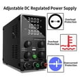 thumbnail image 4 of Adjustable DC Regulated Laboratory Power Supply, Bench Power Supply 30V10A 60V5A Stabilized Power Supply, Voltage Regulator Switch ,High Stability, 4 of 8