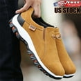 thumbnail image 5 of Men's Slip on Loafers Outdoor Hiking Shoes Breathable Antiskid Driving Moccasins, 5 of 7