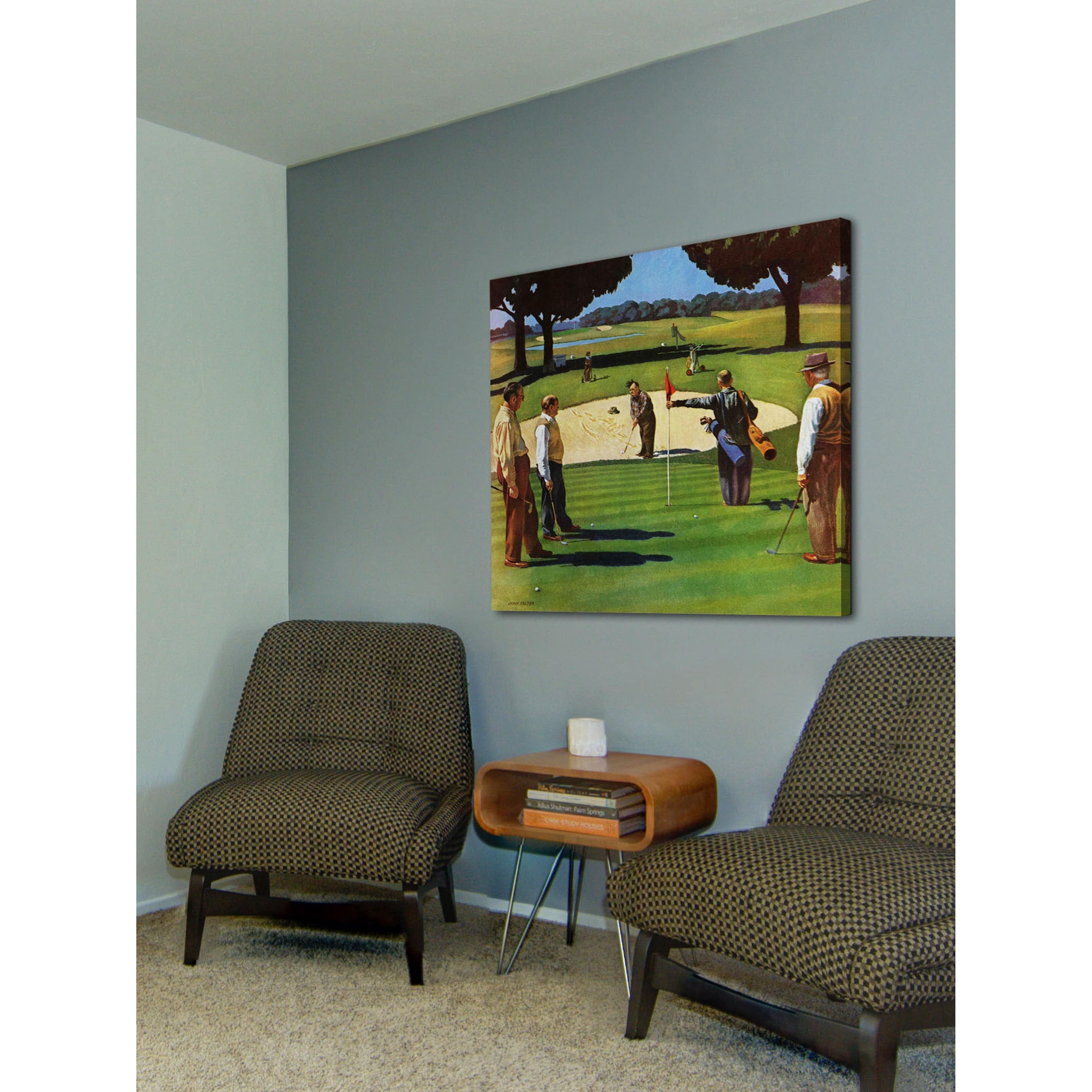 Marmont Hill Sand Trap by John Falter Painting Print on Canvas