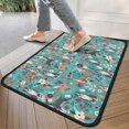 thumbnail image 4 of Pitbull Dog and Flower Floral Door Rugs,Washable Non Slip Door Mats Indoor,Decorative Door Mats,Entry Mat Indoor for Entrance,Bedroom,Kitchen,Bathroom,30"x17", 4 of 6