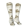 thumbnail image 3 of Kdxio Plowed Field With Horses Funny Silky Novelty Funky Long Knee High Socks Soft 3D Print Cosplay Crazy Stockings for Men Women, 3 of 8