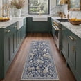 thumbnail image 6 of GENIMO 5'x7' Area Rug for Living Room, Washable Non Slip Soft Animal Print Rug for Bedroom Dining Room Home Office, Dusty Navy, 6 of 6