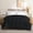 Black, variant on Luxurious Pima Cotton 1 Pieces&nbsp;Comforter ( 1000 Thread Count ) - Ultra-Smooth, 400 GSM Box Pattern Quilt - (Queen 90" x 90", Beige)