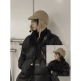 thumbnail image 4 of Gorro de invierno grueso y cálido con protección para los oídos de plumón de Lei Feng, gorro de estilo retro de Corea del Sur a prueba de frío para exteriores, esquí, montar a caballo y volar, 4 of 6