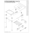 thumbnail image 3 of Kingston Brass KVPB3030MBSQB8 Templeton 30" Rectangular Brass, Marble Console Bathroom, 3 of 4