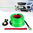 thumbnail image 5 of Miumaeov 3/8" x 100' Synthetic Winch Rope with Hook Winch Cable with Protective Sleeve Car Tow Recovery Cable for 4WD Off-Road Vehicle Truck ATV UTV SUV 23,809 LBS Breaking Strength, 5 of 12