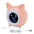 thumbnail image 2 of Reloj despertador para niños, mini despertador electrónico con diseño de gato de dibujos animados, valor inmejorable Jadeshay A, 2 of 8