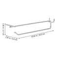 thumbnail image 2 of HOOWIFFY 6Pcs Pegboard Wall Organizer Silver Storage for Home Organization, 2 of 7