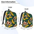 thumbnail image 2 of Easygdp Banana And Avocado Durable Canvas Laptop Backpack,Water-Resistant,Adjustable Shoulder Strap,Large Capacity,Lightweight, Fits 15-17in Laptops for School,Work,Travel-Small, 2 of 5