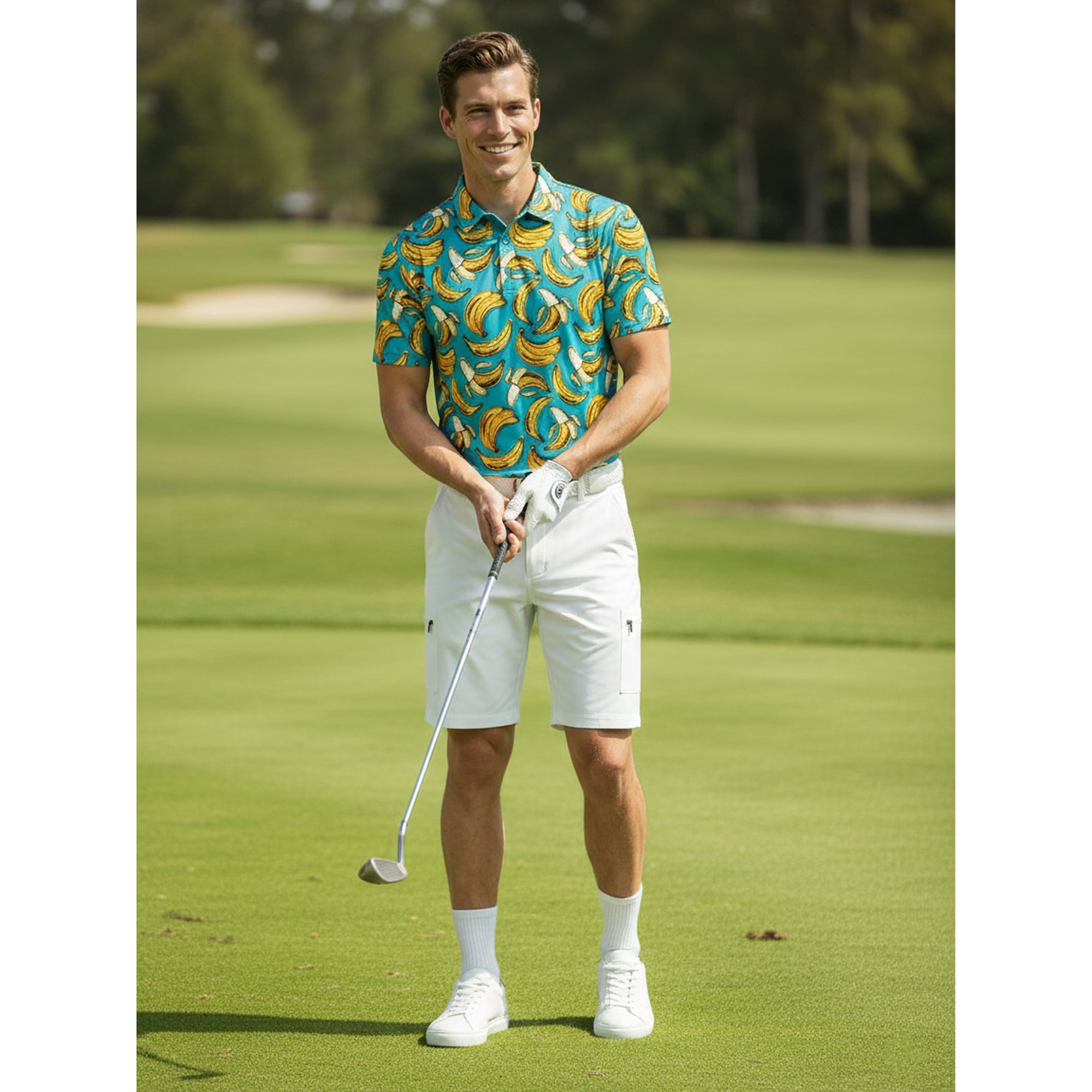 Birdie Bound Men' s & Big and Tall Golf Polo Shirts, Sizes XS-4XLT