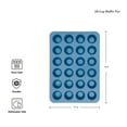 thumbnail image 3 of KitchenAid 24-Cup Aluminized Steel Nonstick Mini Cupcake Pan and Muffin Tin, Blue Velvet, 3 of 8