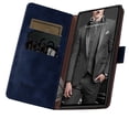 thumbnail image 4 of SUANPOT For Samsung Galaxy Note 10 Wallet Case with RFID Blocking Credit Card Holder,Blue, 4 of 6