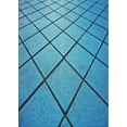 thumbnail image 1 of Ahgly Company Indoor Rectangle Patterned Bright Turquoise Blue Novelty Area Rugs, Swatch Sample, 1 of 6