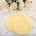 thumbnail image 3 of 60PCS Yellow Plates - Heavy Duty Yellow Plastic Plates Disposable 10.25inch & 7.5inch for Easter Party/Wedding/Spring - Serve for 30 guests, 3 of 8