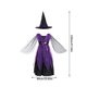 thumbnail image 5 of Sonducket Capa de fiesta de Halloween para niñas pequeñas, vestido, sombrero, traje, ropa, disfraces, accesorios, puesta en escena informal Disfraces de disfraces 120cm Sonducket AP012655-04, 5 of 6