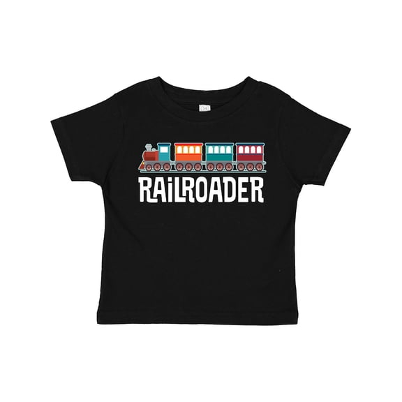 Inktastic Railroader Train Hobby Boys or Girls Toddler T-Shirt