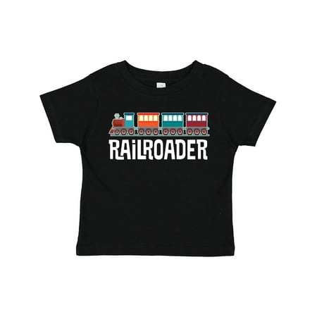 

Inktastic Railroader Train Hobby Gift Toddler Boy or Toddler Girl T-Shirt
