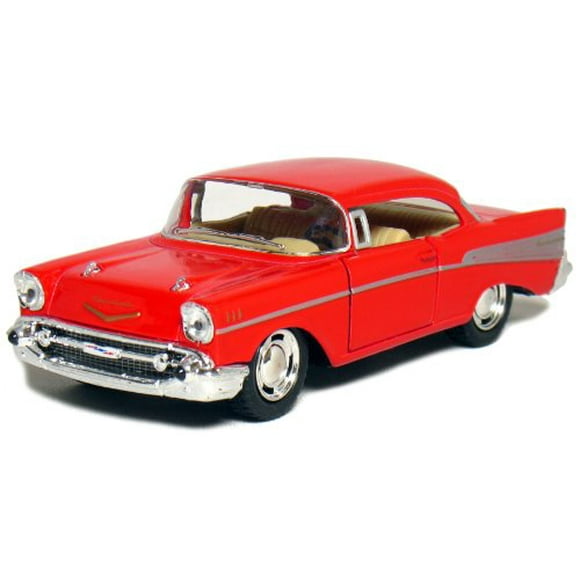 5" 1957 Chevy Bel Air Coupé 1:40 Échelle (Red)