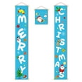 thumbnail image 1 of Naiovety 2 piezas de pancartas colgantes de Feliz Navidad, carteles de bienvenida para el porche, vacaciones en casa, decoración de cumpleaños de Año Kits de decoración para fiestas Azul Naiovety HA010416-03B, 1 of 6