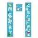 thumbnail image 2 of Billuyoard 2 piezas de pancartas colgantes de Feliz Navidad, carteles de bienvenida para el porche, vacaciones en casa, decoración de cumpleaños de Año Kits de decoración para fiestas Azul Billuyoard HA010416-03B, 2 of 6