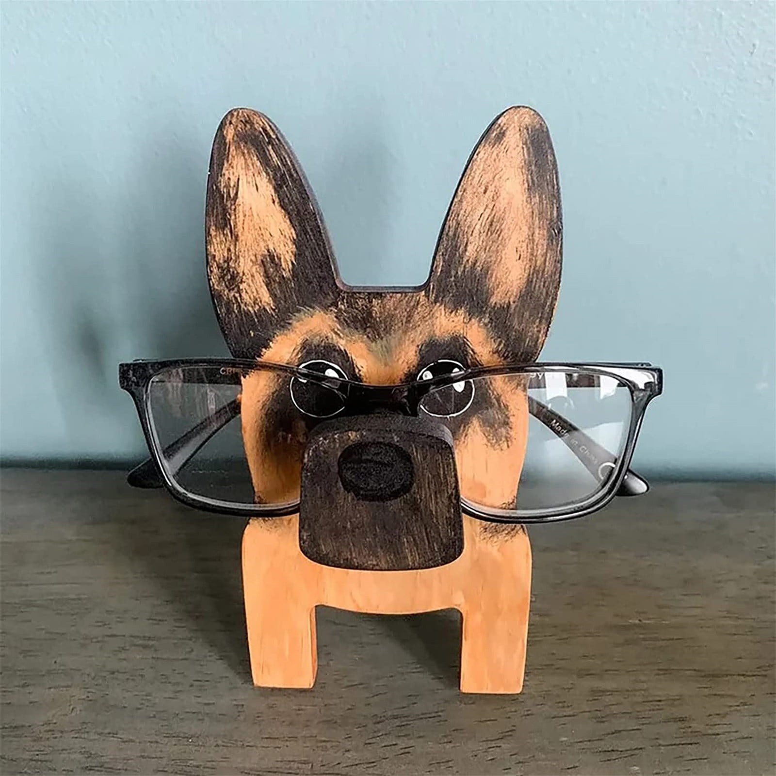 JAVOedge Wooden Hand Carved Animal Eyeglass Holder Display Stand