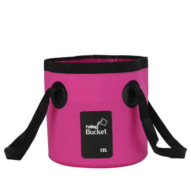 Bolsa de viaje portátil, cubo de pesca, bolsa de cubo plegable, bolsa de cubo para exteriores, conveniente cubo de lavado de automóviles, bolsa impermeable para exteriores