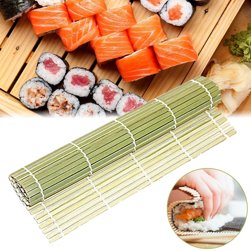 27*27CM Bamboo Sushi Mat Safe To Use Kitchen Utensils Cooking