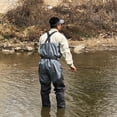 thumbnail image 3 of Vadeadores de pecho , ligeros, impermeables, para pesca, monos, botas, pantalones de para en balsa XXL DYNWAVEMX Waders de pesca, 3 of 8