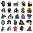 thumbnail image 3 of 50 Uds pegatinas de orangután pegatinas de animales de dibujos animados geniales impermeables para ordenador portátil Wate, 3 of 5