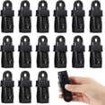 thumbnail image 1 of Heavy duty tarp clips black 15 pcs for tents camping boat covers, 1 of 4