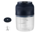 thumbnail image 2 of 2026 Upgrade Rechargeable Mini Electric Garlic Chopper, Cordless Vegetable Choppers & Mincers, Portable Small Food Processor Kitchen Gadget for Onion, Chili, Ginger, Nuts, Meat & Fruits, Blue, 2 of 8