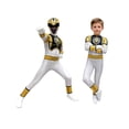 thumbnail image 2 of Fun Boys White Gold Warrior Costume with Mask and Armor Print, Comfortable Bodysuit for Halloween Trick or Treat and Birthday Party, Gold, 170, 2 of 6