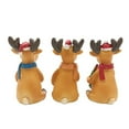 thumbnail image 4 of Michellecmm Christmas Reindeer Table Decoration Cute Resin Elk Deer Figurine Desk Statues Centerpieces for Home Countertop Decor, 4 of 10