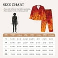 thumbnail image 5 of Uemuo Autumn Leaf Pattern Womens Pajama Sets,PJ Set for Women,Pajamas for Women Logo,Long Sleeve Pajama Set for Women,Soft Long Sleeve Top With Pants-Large, 5 of 9